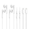 iPhone Earphones, 2 Pack Wired Headphones Earbuds, with Built-in Mic & Volume Control, Compatible with iPhone 12/12 Pro…