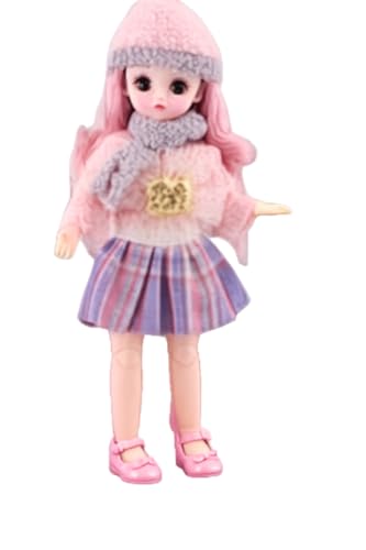 Image of DSR 30 CM Princess Fashion Doll for Girls | Sound Playing Toy with Movable Joints | Beautiful Dress | Lightweight Plastic Body (Pink-302)