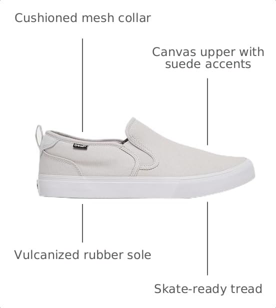 Image of Oakley Mens Banks Slip-on Canvas Sneaker