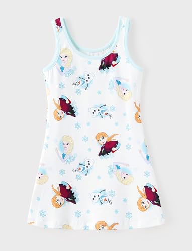 Disney Frozen Elsa Princess Minnie Stitch Toddler Girl Tank Dress Summer Beach Holiday Sleeveless A-Line Sundress 2-13 Years2