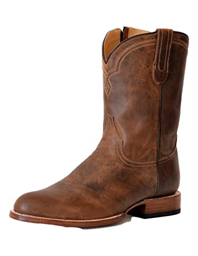 Stetson Men's Rancher Boot Round Toe Brown 10.5 D(M) US