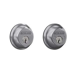 Schlage B62N626 Doppelseitiges Türriegelschloss