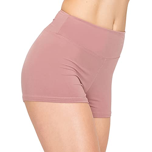 Image of ALWAYS Yoga Shorts for Women - High Waisted Workout Biker Shorts for Yoga, Running & Under Dress Anti-Chafing Comfort