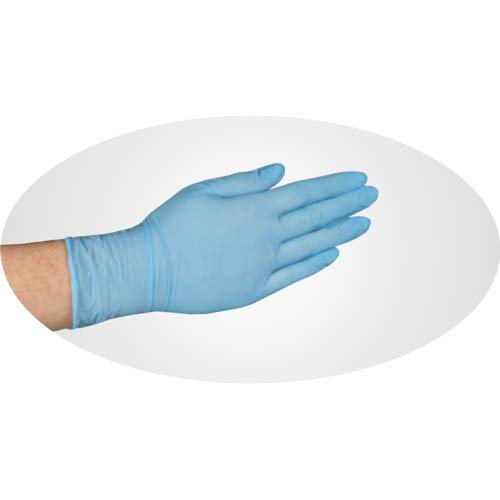 Papstar10x100 Handschuhe Nitril puderfrei blau"Food Profi" Gr.M