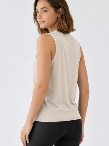 Image of ODODOS Women's Performance Tank Ultra Soft odSTRATUM Tech Sleeveless Tee Shirts High Crew Neck Pullover Top
