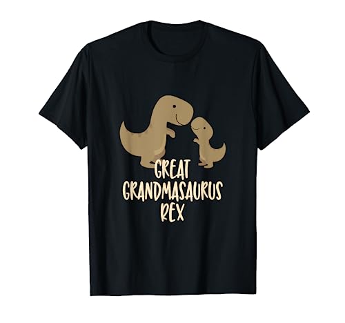 Great Grandmasaurus Rex T-Shirt Grandma Saurus Dino Dinosaur