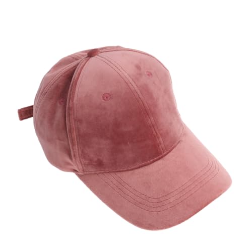 Gorra de Béisbol de terciopelo rosa TINEASUR moderna y de tacto suave