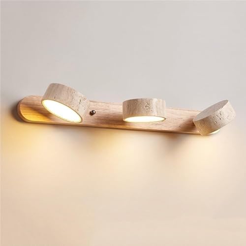 LYOUAE Naturstein 3-flammige Spiegellampe