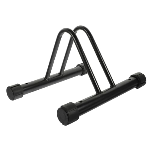 Angoily Bike Floor Stand for Indoor Storage Durable Bicycle Parking Rack for Garage Portable Bike Holder for Mountain and Road Bikes Organize and Prevent Clutter