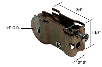 Sliding Glass Door Roller with 1-1/4