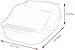 Spacious High-Sided Cat Litter Box - Durable & Easy Clean Pet Waste Tray for All Litter Types - Comfortable Enclosed Design for Kittens & Cats 20.08