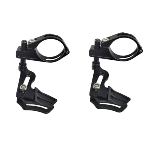 Abaodam 2pcs Bike Chain Guide Aluminum Alloy Plastic Parts 31.8mm 35mm Simple Chain Guide for Bicycle