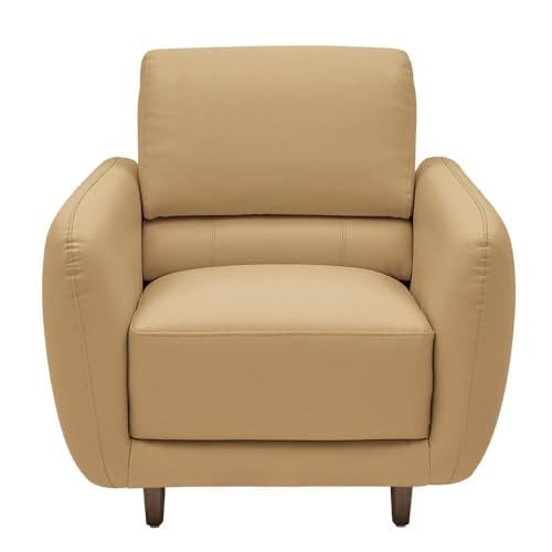 Image of Wakefit Sofa Set | 5 Year Warranty | Sofa 6 Seater, 6 Seater Sofa for Living Room, Wooden Sofa Set, Sofa Set 3+2+1 Seater - Solomon(Robin : Ivory)