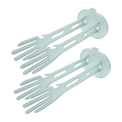 Homoyoyo 2 Pièces Support Porte-Gants de Cuisine avec Base Égouttoir Séchage pour Gants et Linges de Vaisselle Organisateur Polyvalent sans Percement pour Comptoir Cuisine