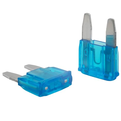 SeKi 5 piezas. minifusible de enchufe plano 15A azul; Fusible de coche 32V/DC fusible de cuchilla barco remolque camión caravana