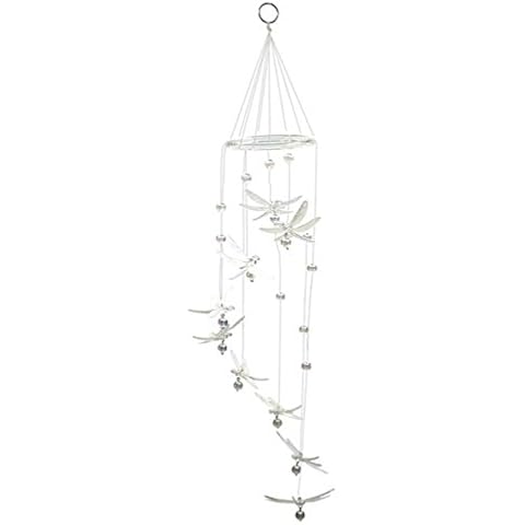 Spiralling Dragonfly Garden Chime with Bells Cover
