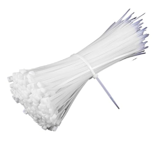 Attaches de câble en nylon 3.5x400mm serre-câble blanc autobloquant collier de fixation de fils