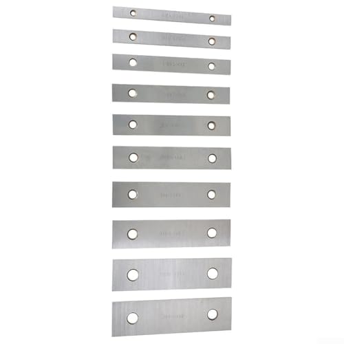 Oniissy Juego Paralelo De Acero Endurecido Con 10 Pares A Juego Para Mecanizado Cnc Y Metalurgia, Construcción De Acero Aleado Con Precisión De 0.2 Pulgadas, Grosor De 1 8 Pulgadas Y