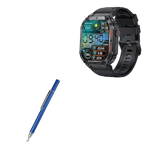 BoxWave Stylus Pen Compatible with Intelligent Galaxy IG-68 - FineTouch Capacitive Stylus, Super Precise Stylus Pen - Lunar Blue