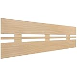 ✅ Épaisseur de 1,3 cm, augmentée à 2,6 cm grâce aux barres transversales arrière qui relient la tête de lit. Hauteur totale de 46,6cm. Emballage Renforcé Expédition Sécurisée