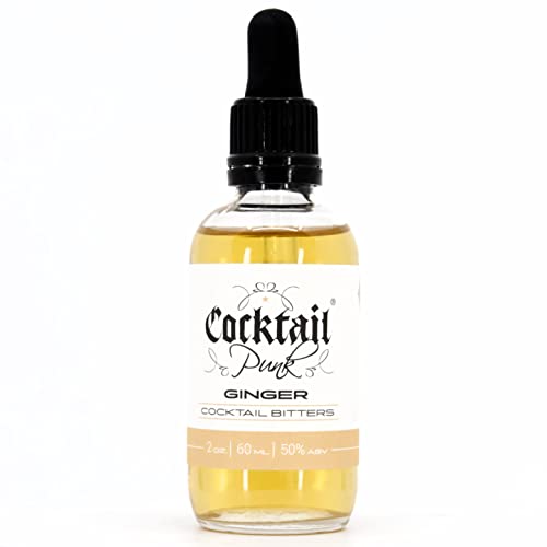 Cocktailpunk Cocktail Bitters Small Batch Craft - Made In Usa Using All Natural Organic Non Gmo Fruits And Spices. (Ginger) #TOP12