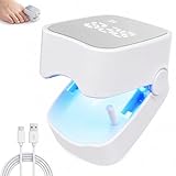 Xforevery Appareil de Soin des Ongles avec Écran LCD, Lumière Bleue 470nm...