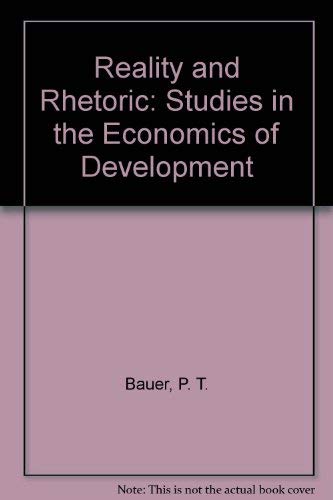 Buy Reality and Rhetoric: Studies in the Economics of Development — BookShops.in