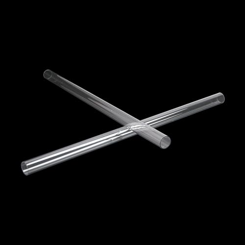 Image of Oedema 5pcs Clear Rigid Tubing Plastic Pipe Polycarbonate Tube 13mm /0.51 inch ID x 55mm /0.59 inch OD x 300mm /11.81 inch
