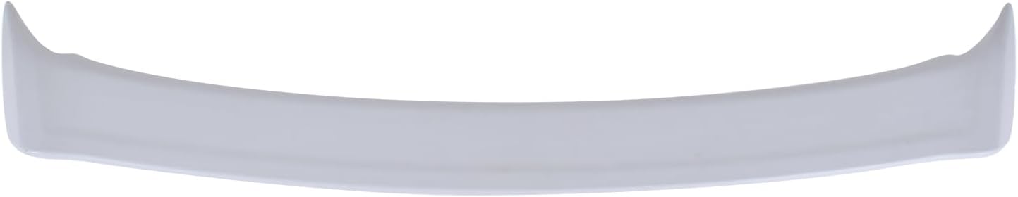 IKON MOTORSPORTS, Trunk Spoiler Compatible with 2006-2011 Honda Civic 8th Gen Sedan 4-Door, Si Style Unpainted Gray ABS Plastic Rear Trunk Lid Spoiler Wing Lip with 3rd Brake LED Light