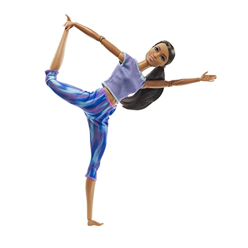 Muñeca Barbie Made to Move con 22 Articulaciones Flexibles miniatura 4