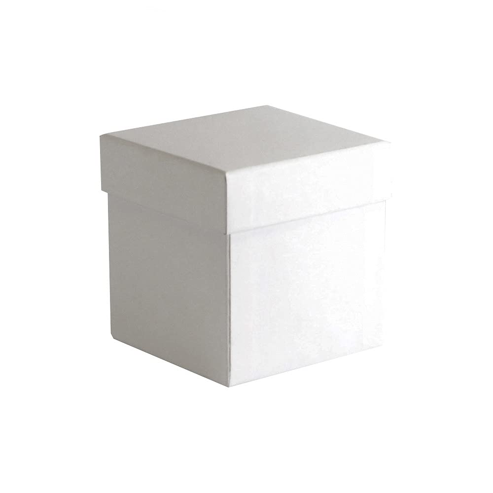 Eco-friendly Luxury Rigid Candle Gift Box (93x93x97mm) White โ image 1