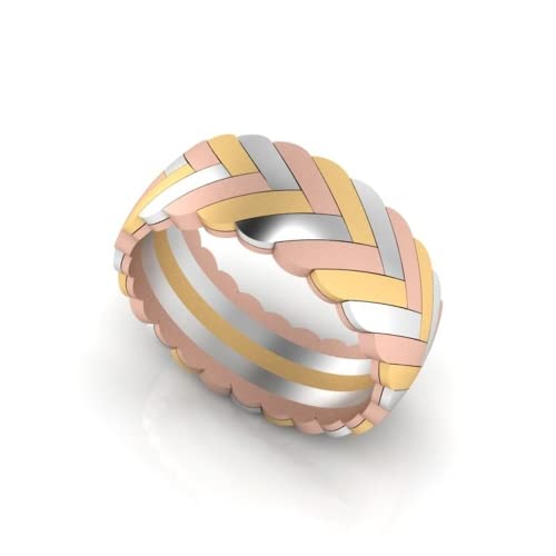 18KT (750) Yellow Gold Ring For Women-H-001-L
