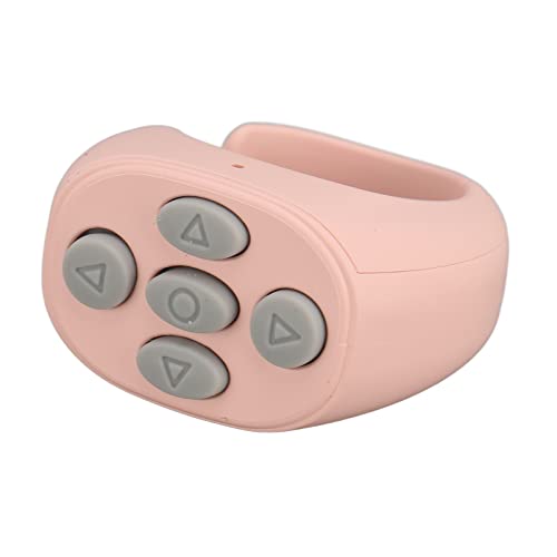 Anillo Tiktok para pasar vídeos cómodamente desde el sofá con control inalámbrico rosa 3