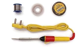 Sp 4 In 1 Soldering Iron Kit For Startup With/Solder Iron 25W /Desold Wire/Soldering Wire/Soldering Paste, Corded Electric