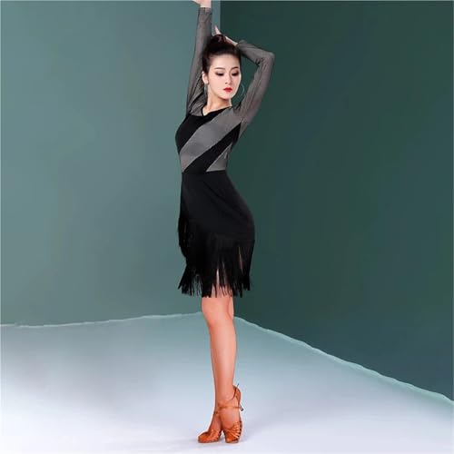 Robe Latine Grande Taille Fluide : Dansez sans Complexe avec Franges - 5