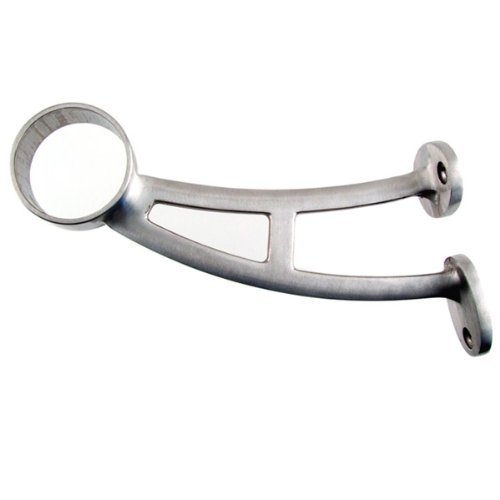 KegWorks Bar Mount Foot Rail Bracket - Brushed Stainless Steel - For 2