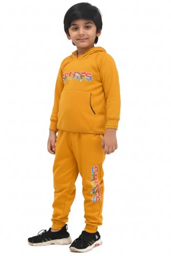 Image of Winter Sweatshirt or Hoodie with Lower Set | Kids clothing set for Boys(Pack of 1)