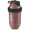 SHAKESPHERE Stainless Steel Shaker Bottle Bundle Copper & Mirrored Pink, 24oz Insulated