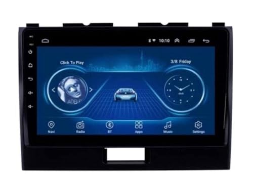 Image of Audio Wheels Car Android Frame ABS300 Plastic Material 9 inch with Wiring Suitable for Base Model for Wagonr 2010-2018