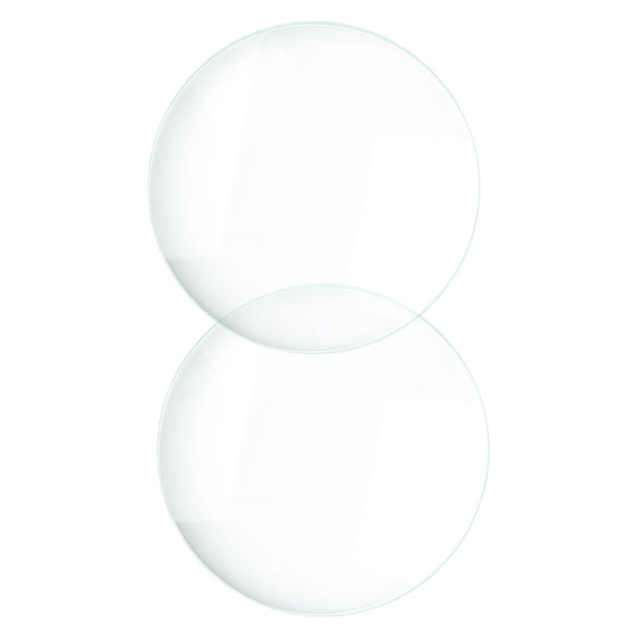 VILLFUL Double Convex Lens 50mm Science Teaching Optical Glass Lenses Physics Lab Instruments Educational Tools