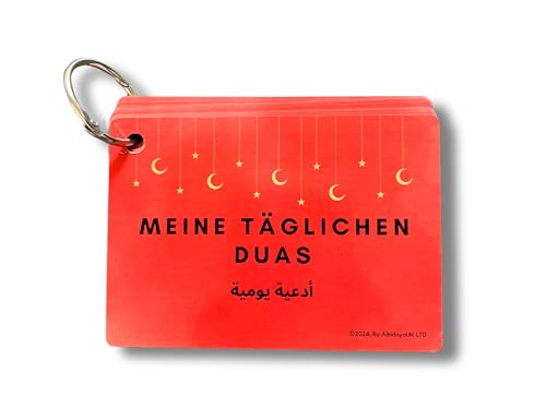 20 islamische Dua-Karten für den täglichen Gebrauch wichtige Duas für Muslime Gedächtnisverbesserung minimalistischer religiöser Stil Kinder