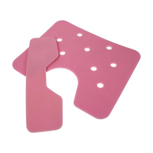 Veemoon Cojines para Silla de Ducha para Personas Mayores 2 Piezas, Asiento y Respaldo Ergonómicos de Xpe Antideslizante, Almohadilla Suave para Banco de Baño, Accesorio Seguro