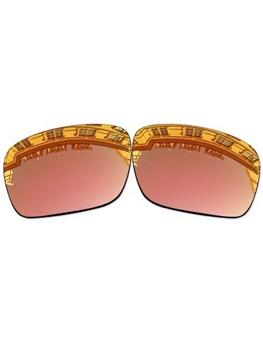 Vonxyz Lenses Replacement for Oakley Sliver XL OO9341 Sunglass - Peach Gold Polarized