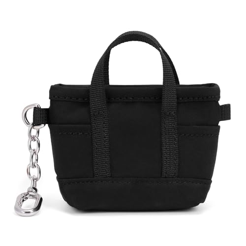 Image of Coin Purse Mini Tote Bag Keychain Small Change Purse Key Pouch Charm Pink Cute Makeup Bag Wallets Accessories for Handbags