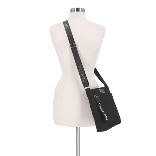Image of Nautica Diver Nylon Small Women's Crossbody Bag Purse with Adjustable Shoulder Strap