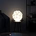 kwmobile DIY Puzzle Lamp Shade - Modern IQ Jigsaw Light in 30 Pieces min. 15 Different Designs - Diameter Approx. 10.6 in / 27 cm - White in Size M