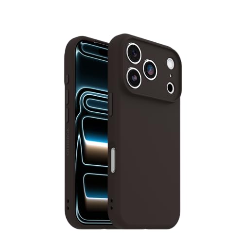 Image of OtterBox iPhone 17 Pro Figura Series Case - Terra Brown - Aesthetic, Silicone Phone Cases, Protective Minimalist Design, MagSafe iPhone Case with Camera Protection