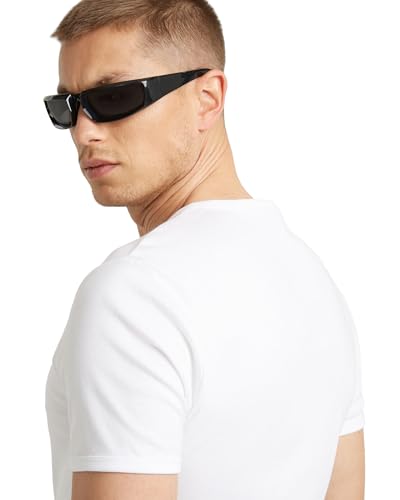 G-STAR Paquete De Dos Camisetas Base para Hombre, Blanco (White D07205-124-110), L