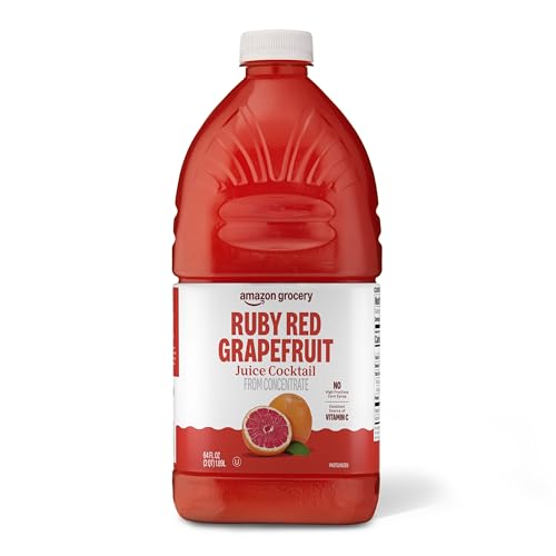 Amazon Grocery, Ruby Red Grapefruit Juice Cocktail, 64 Fl Oz - image 1