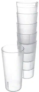 THW Unbreakable Break Resistant Drinking Glass- Polycarbonate, 300 ml (6 Piece Set)
